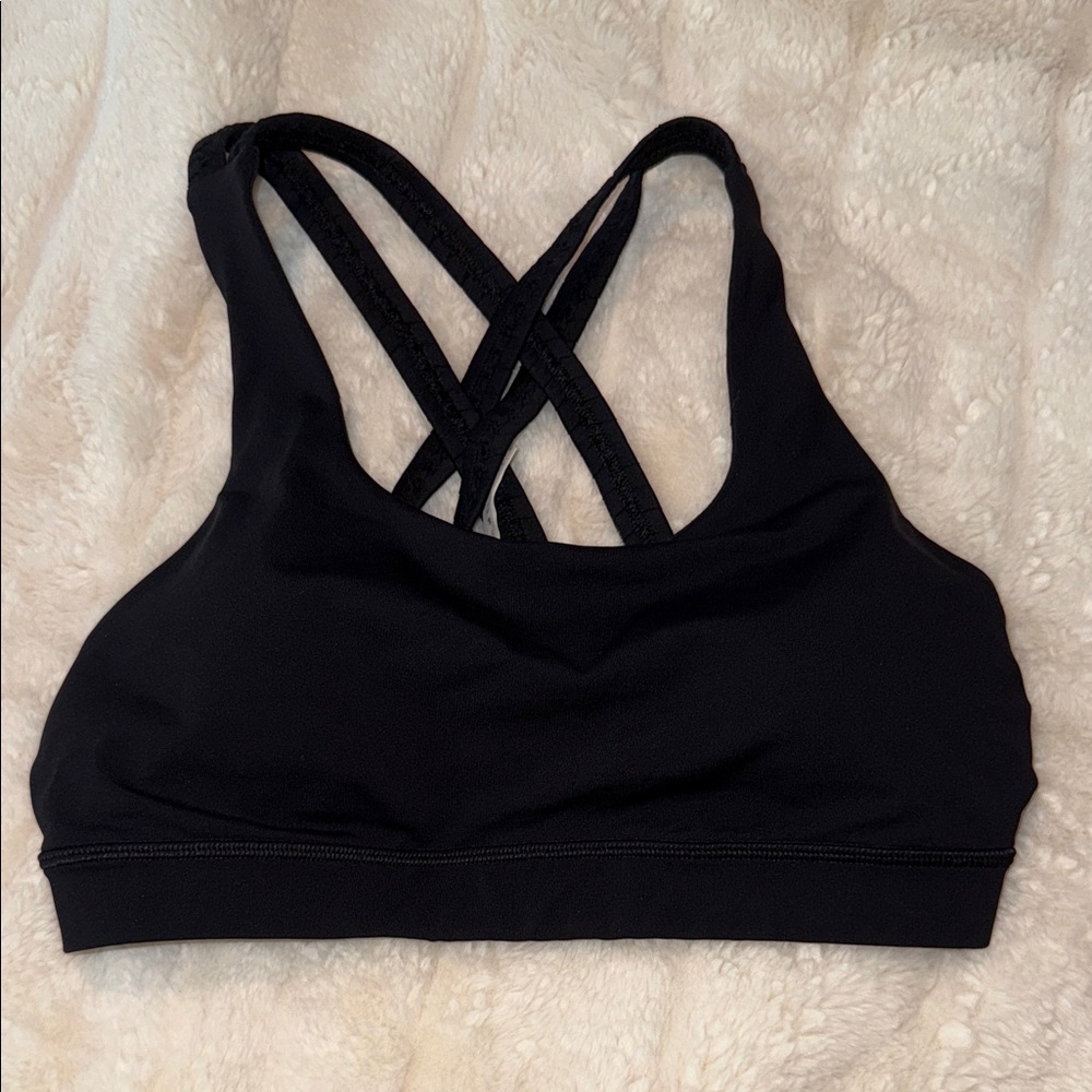 Lulu Lemon Women's Black Sports Bra